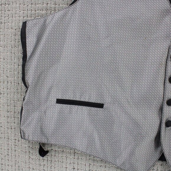 Neil Allyn Vest Mens Size 2XL Gray Silver Casual Soft Sleeveless Pocket Front - Picture 5 of 10